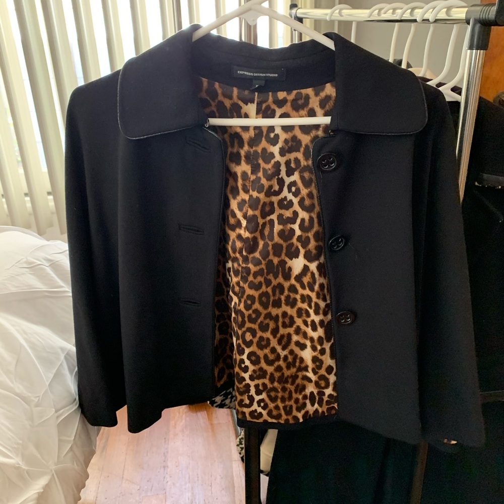 Express Design Studio Black Jacket - image 1